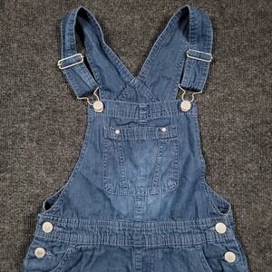 Jordache Girls Denim Overalls Jogger Pants Size M 7-8 Blue Cotton